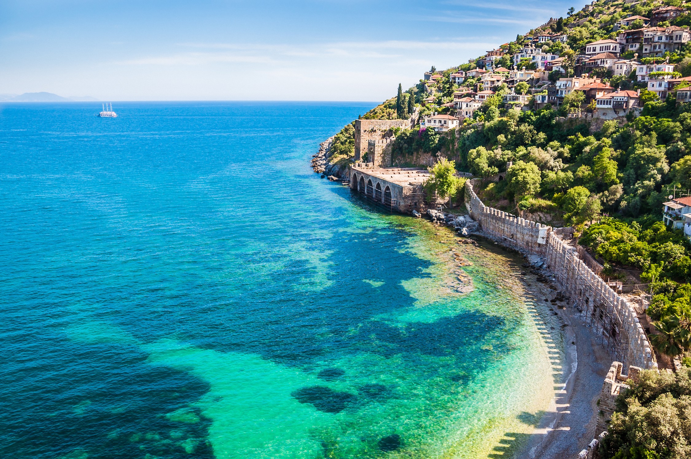 Alanya Küste  Tapeten 3D